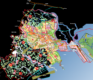 Bản đồ quy hoạch xây dựng thành phố Hải Phòng đến năm 2025 tầm nhìn đến năm 2050
