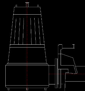 Bản vẽ cad máy bơm tự động thiết kế cho công trình lâu dài