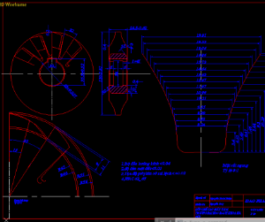 Bản vẽ cơ khí Dao phay đĩa modul bằng Autocad
