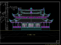 Bản vẽ kiến trúc + file thư viện mẫu chi tiết đình chùa cùng các hạng mục