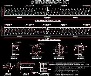 Bản vẽ mặt bằng và thiết kế cọc bê tông ly tâm(bản vẽ + file pdf)