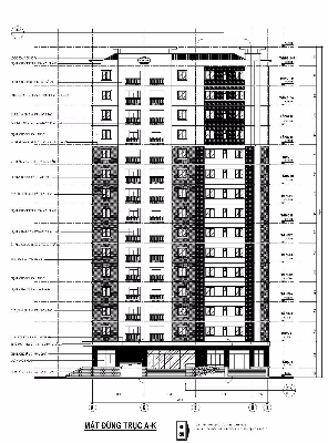 thiết kế chung cư,bản vẽ chung cư,chung cư CT1- bắc Linh Đàm