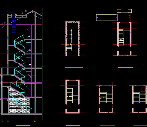 nhà cao tầng,cầu thang,thiết kế cầu thang bộ