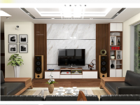 Bản vẽ thiết kế nội thất chung cư (file cad và sketchup) siêu đẹp full setting vray 4.0