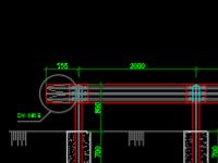 CAD Hộ Lan mềm - Hộ Lan nửa cứng