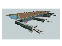 File 3d su dựng chi tiết nhà ga sân bay