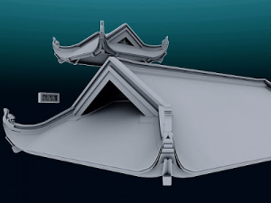File 3dmax Hình vẽ chùa pagoda