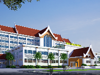 File autocad thiết kế bệnh viện Đa Khoa 200 giường phong cách kiến trúc Lào