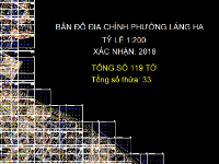 File Cad Bản đồ địa chính phường Láng Hạ, quận Đống Đa, tỷ lệ 1:200 