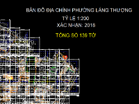 File Cad Bản đồ địa chính phường Láng Thượng, quận Đống Đa, tỷ lệ 1:200 