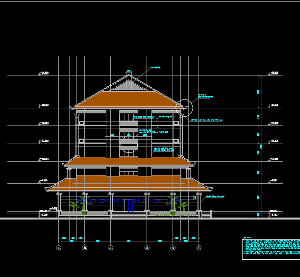 File cad bản vẽ Khách sạn 5 sao thiết kế đẹp, (chi tiết và đầy đủ kiến trúc)