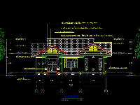 File cad Hồ sơ thiết kế nhà cấp 4 mái thái 10.5x13.6m (kiến trúc, kết cấu vầ điện nước.)