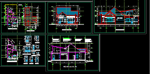File cad,kiến trúc nhà cấp 4,đầy đủ từ kiến trúc,Nhà ở hiện đại,file cad kiến trúc,nhà cấp 4