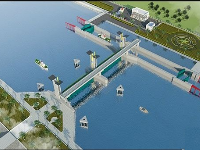 File dwg, pdf Bản vẽ Cổng kiểm soát thủy triều Tân Thuận
