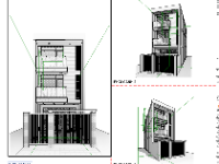 File revit nhà phố 3 tầng 5x19m (kiến trúc, kết cấu, móng, nội thất, trích chi tiết, thống kê ...)