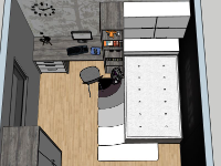 File sketchup mẫu nội thất phòng ngủ đẹp