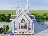 nhà thờ thiên chúa giáo,nhà thờ hồi giáo,nhà thờ giáo xứ,File sketchup nhà thờ,nhà xứ thiên chúa giáo