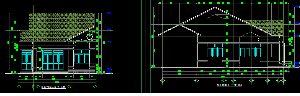 File thiết kế nhà cấp 4 với diện tích sử dụng 160 m vuông kích thước 10x16m