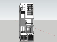 File thiết kế nhà phố 5 tầng 5x9.5m