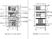 Full hồ sơ thiết kế Nhà phố 3 tầng 5x25m file autocad