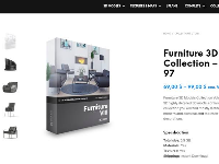 Furniture 3D Models Collection – Volume 97