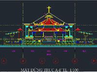 Hồ sơ thiết kế kỹ thuật công trình: “ Nhà thờ ” Diện tích 20x30m = 600m2