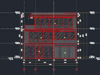 Hồ sơ thiết kế quán spa làm đẹp 3 tầng 13x16m (KT, ĐN, Chi tiết)