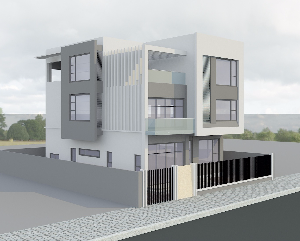 Kiến trúc+kết cấu+ thống kê thép bản vẽ  nhà phố 3 tầng 10x15m đẹp