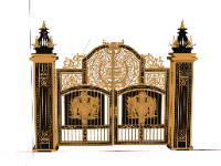 cổng sketchup,cổng,cổng mới nhất,Mẫu cổng sắt