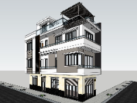 su nhà phố 3 tầng,su nhà phố 3 tầng 1 tum,model su nhà phố 3 tầng