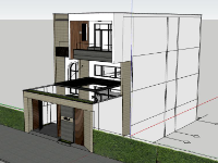 mẫu nhà 3 tầng,nhà phố 8x18m,su nhà phố