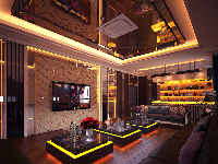 Quán karaoke,Phòng giải trí,Quầy rượu,Quán bar,nội thất,model file 3ds max