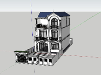 biệt thự 3 tầng,phối cảnh biệt thự 3 tầng,thiết kế biệt thự 3 tầng,model su biệt thự 3 tầng