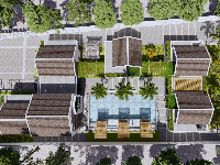 Model Sketchup + Enscape Villa Khu nghỉ dưỡng