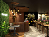 Model quán cafe,quán cafe,mẫu quán cafe,quán cafe 2 tầng