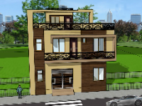 Nhà phố 2 tầng,model su nhà phố 2 tầng,file su nhà phố 2 tầng,nhà phố 2 tầng sketchup