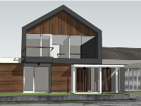 Model su biệt thự 2 tầng,file sketchup biệt thự 2 tầng,file su biệt thự 2 tầng,biệt thự 2 tầng model su