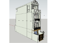 Tải miễn phí mẫu nhà phố 4 tầng kích thước 4x15.2m - file sketchup