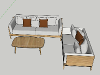 sketchup sofa,sofa hiện đại,model 3d sofa,file sketchup sofa