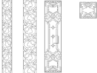CNC hoa văn cổng,bản vẽ hoa văn cnc,hoa văn cổng cnc