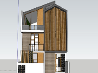 Thiết kế mẫu Nhà phố 3 tầng 6.8x12m