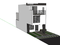 Thiết kế mẫu su nhà phố 3 tầng 6x10m