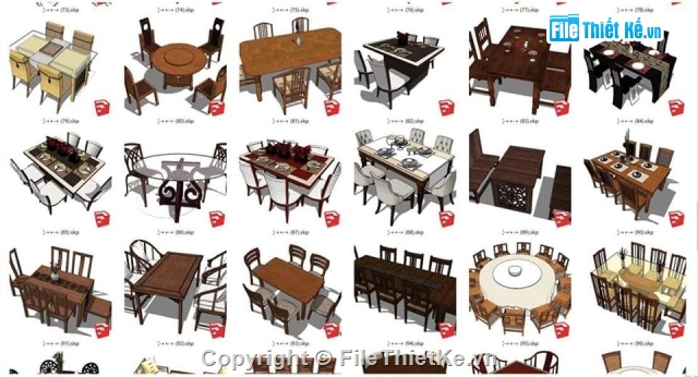 ghế và bàn,bàn ghế 3D,mẫu bàn ghế,SU bàn ghế,sketchup bàn ghế
