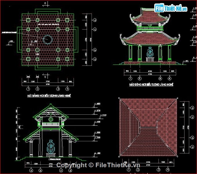 bản vẽ chùa bái đính,kiến trúc chùa bái đính,thiết kế chùa bái đính