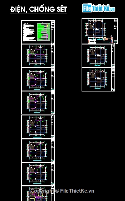 trường học 3 tầng,kiến trúc trường học 3 tầng,trường học 3 tầng 6 phòng,bản vẽ trường học 3 tầng