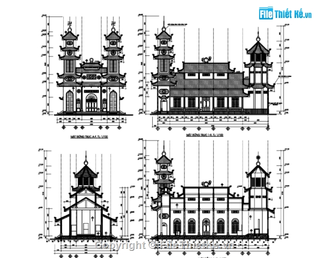 kiến trúc chùa,kiến trúc nhà thờ,công trình chùa