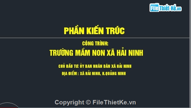 trường mầm non,mầm non 2 tầng,mầm non 2 tầng 5 phòng,trường mầm non Hải Linh,bản vẽ trường mẫu giáo,trường mầm non 2 tầng