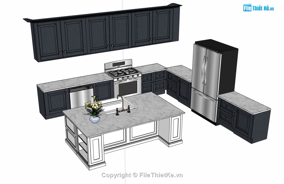 nội thất phòng bếp,model nội thất phòng bếp,nội thất bếp