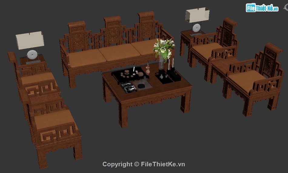 Bàn ghế gỗ 3dmax,file 3d bàn ghế gỗ,3dmax bàn ghế gỗ,bàn ghế gỗ file 3dmax