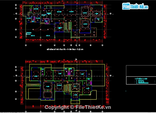 Cad Biệt thự 2 tầng,Filethietke Biệt thự,File CAD Biệt thự 2 tầng,Bản vẽ biệt thự 2 tầng